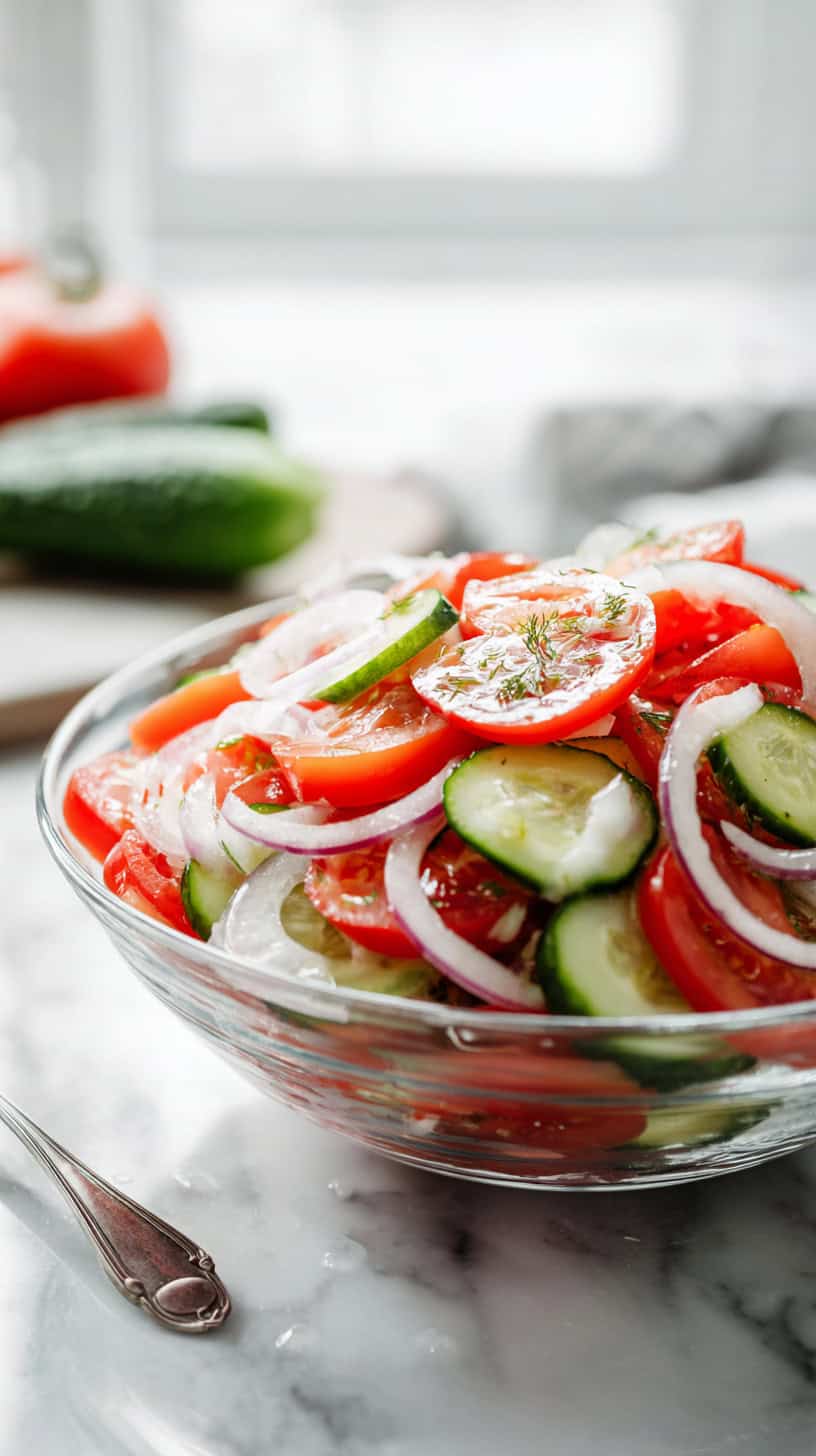 30 Copycat Cracker Barrel Recipes for Busy Moms 75 Cucumber Tomato Onion Salad
