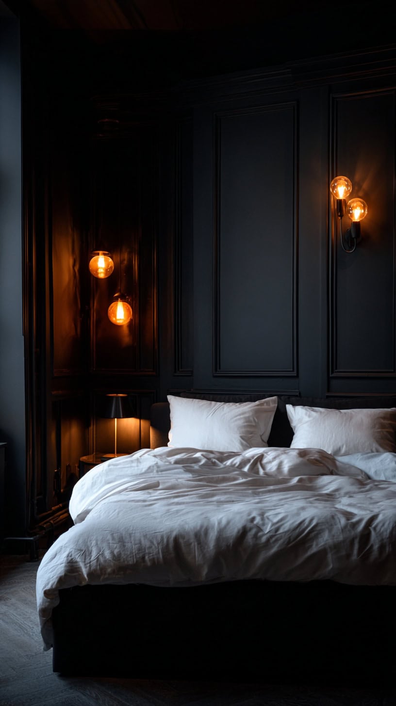 15 Cozy Guest Room Ideas That Feel Like a Hotel 72 Dark Cozy Haven