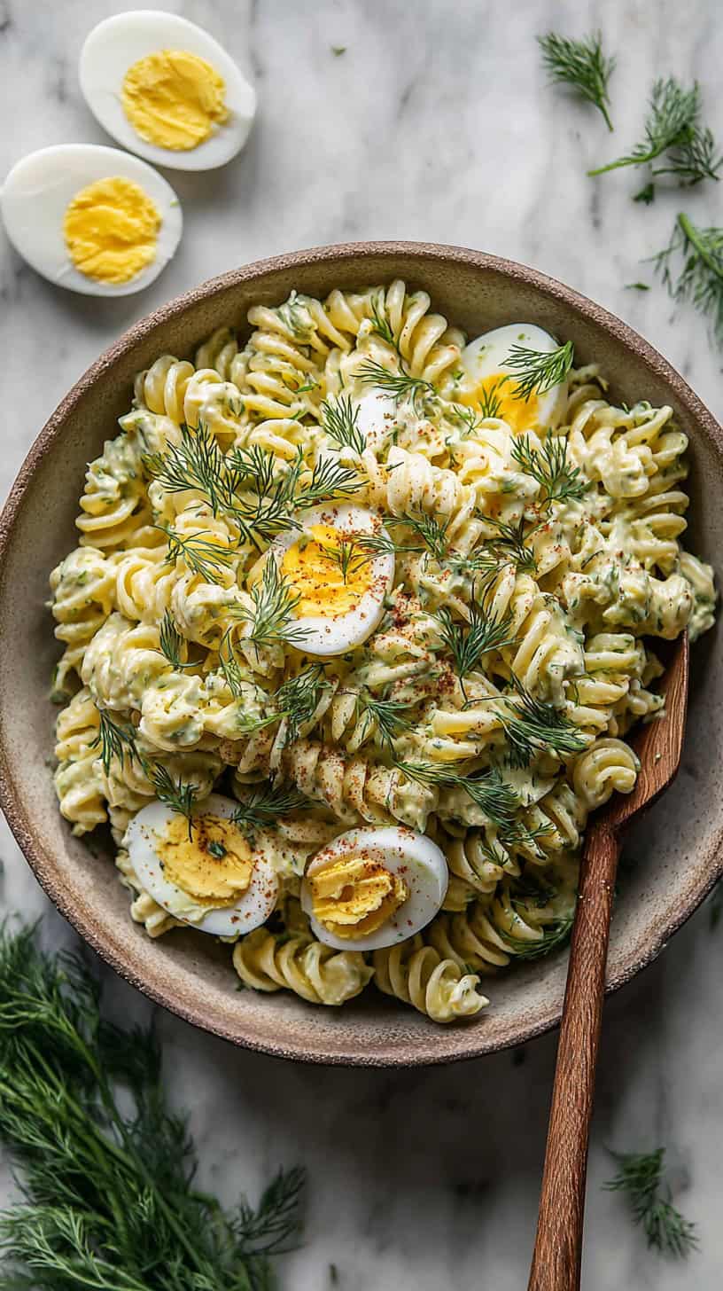 25 Potluck Recipes That Travel Well 10 Deviled Egg Pasta