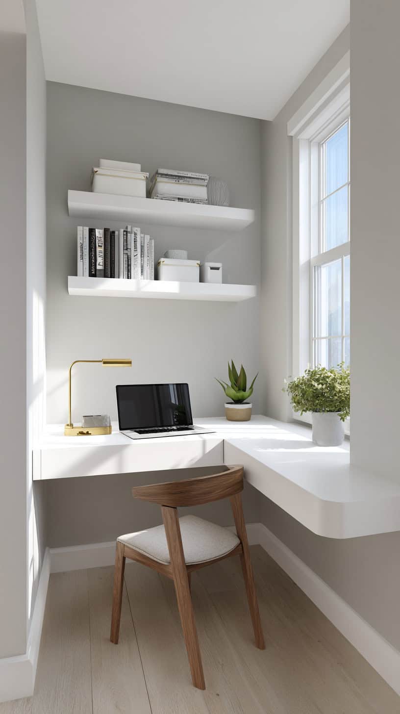 12 Creative Corner Decor Ideas for Awkward Spaces 72 Floating Desk Work Corner