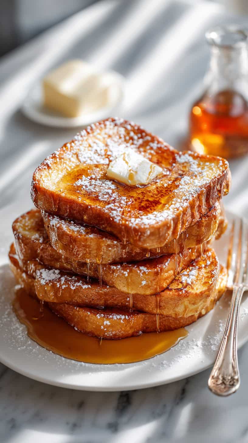 French Toast with Maple Syrup