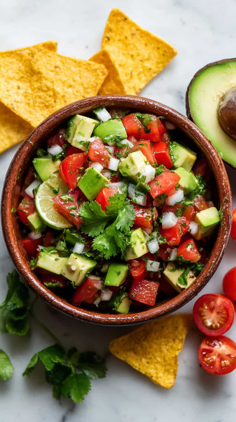 25 Hot Dip Recipes for Party Appetizers 74 Fresh Avocado Tomato Salsa