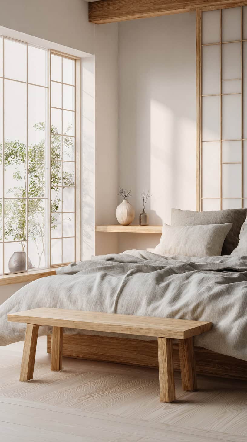 15 Cozy Guest Room Ideas That Feel Like a Hotel 66 Japandi Calm Bedroom