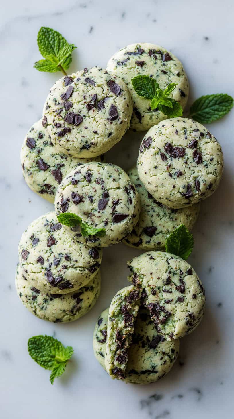 25 Diabetic-Friendly Dessert Recipes for Busy Moms 72 Mint Chocolate Chip Cookies