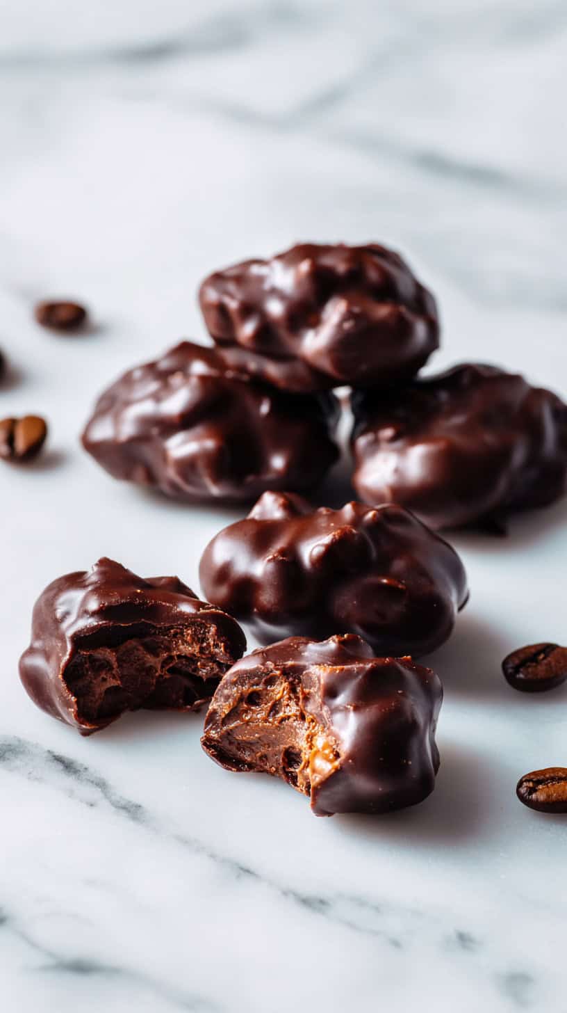 30 Sugar-Free Slow Cooker Desserts for Busy Moms 72 Mocha Fudge Clusters