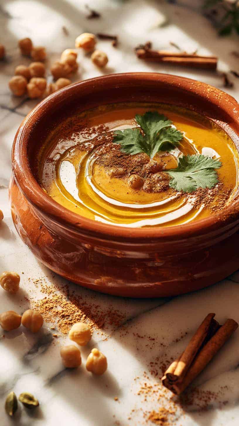 25 Healthy Soup Recipes Under 200 Calories for Busy Moms 14 Moroccan-Style Chickpea Soup