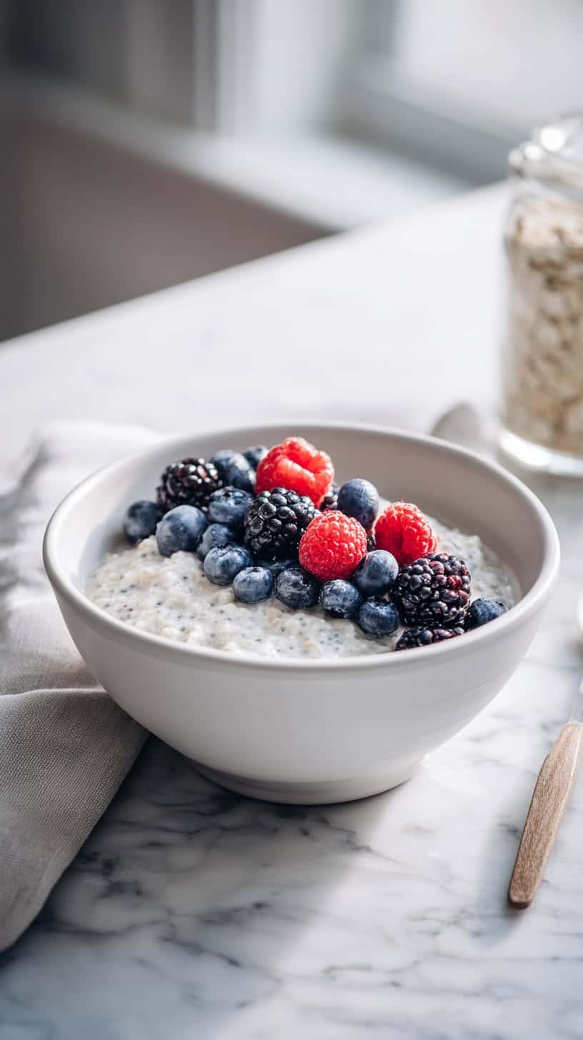 30 Sugar-Free Breakfast Ideas to Start Your Day Right 71 Oat Chia Seed Porridge