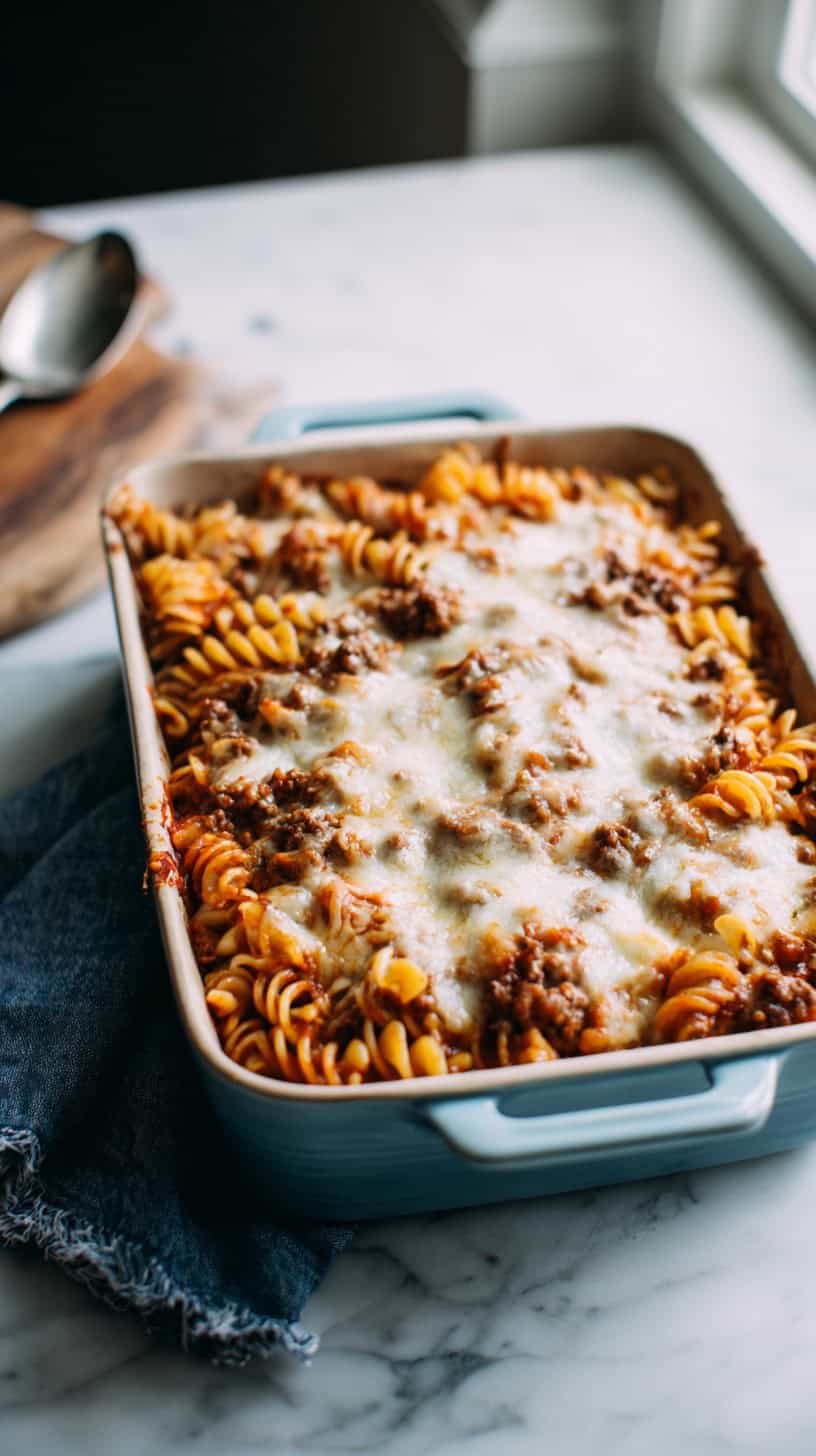 Pasta Hamburger Casserole