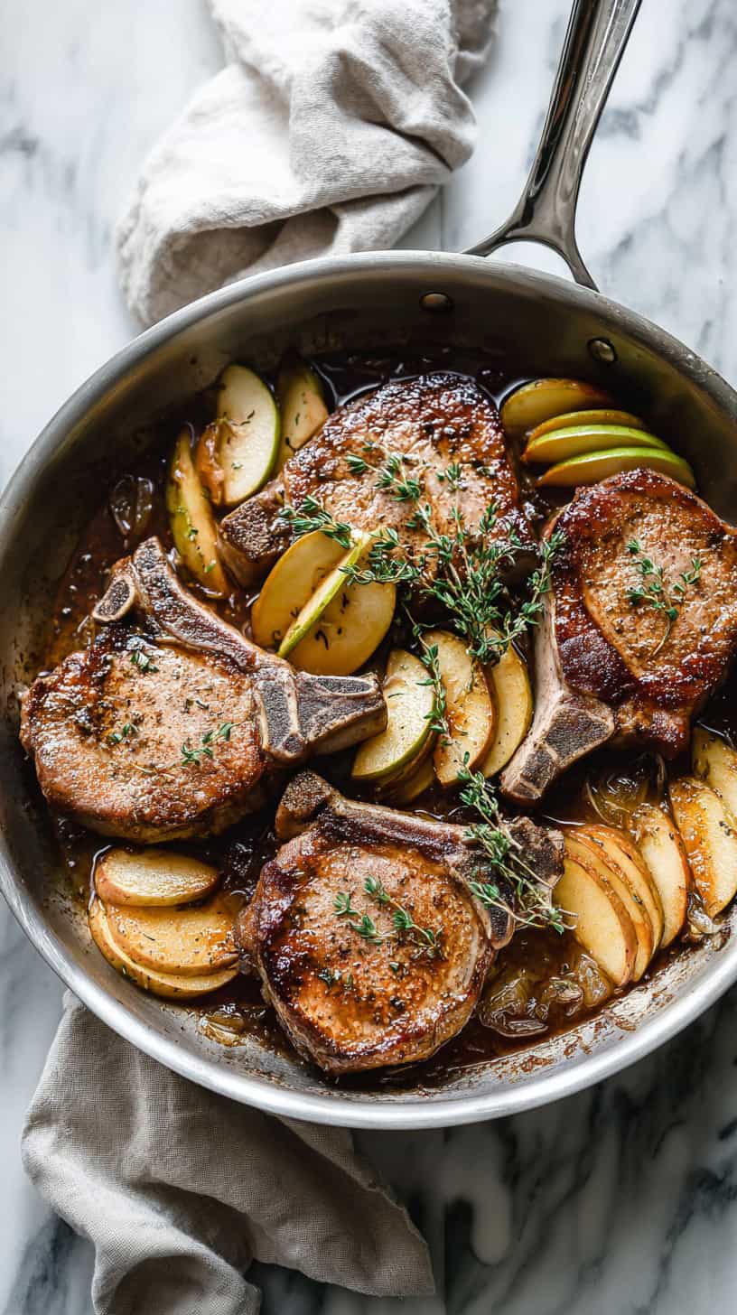 Pork Chops with Apples