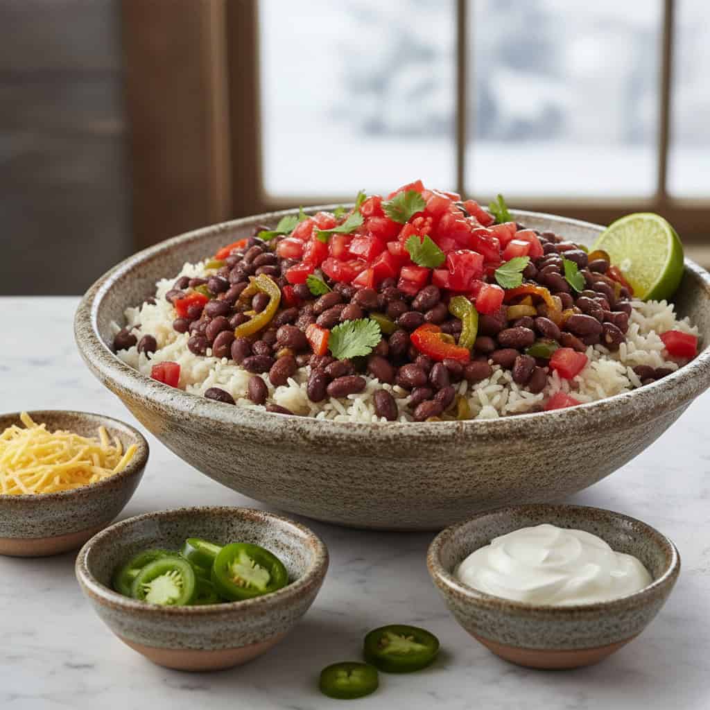 30 Pantry Meals You Can Make When You're Snowed In for Days 162 Rice and Bean Bowls