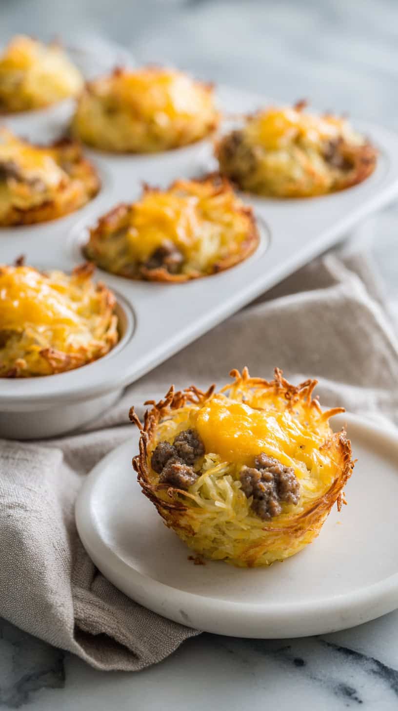 30 Sugar-Free Breakfast Ideas to Start Your Day Right 66 Sausage Hash Brown Muffins