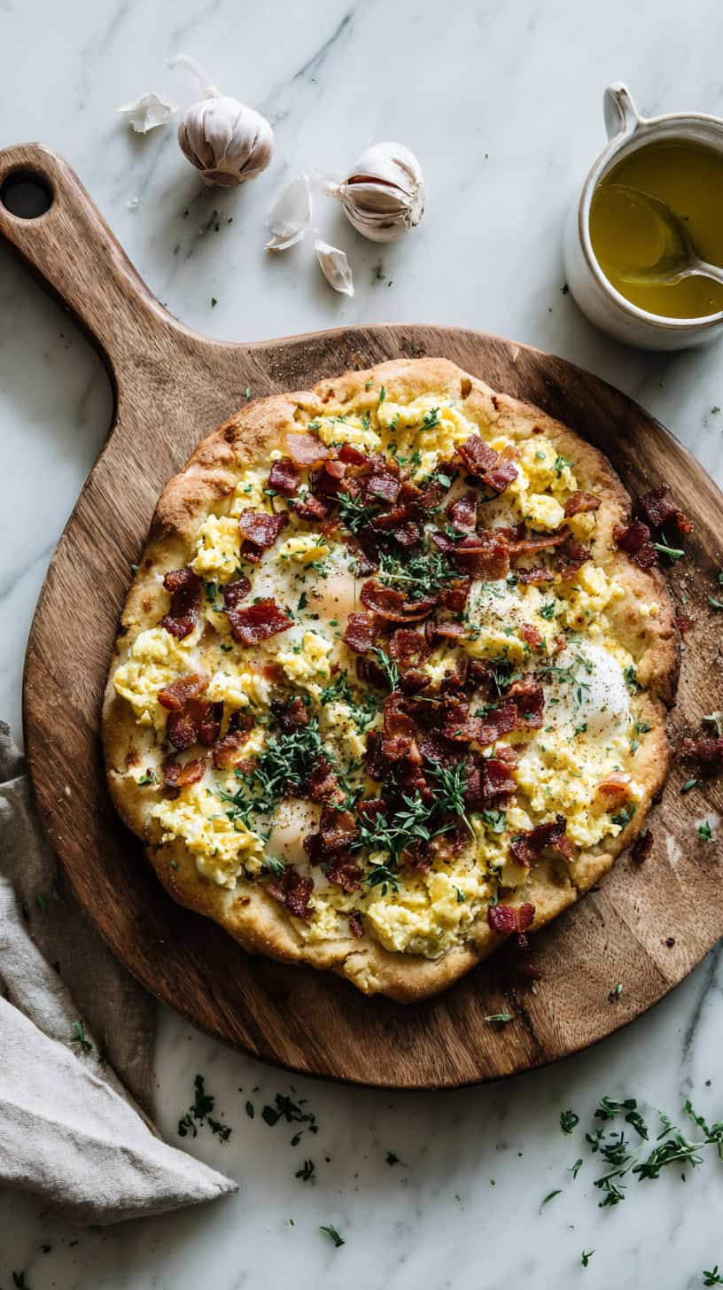 Savory Breakfast Pizza