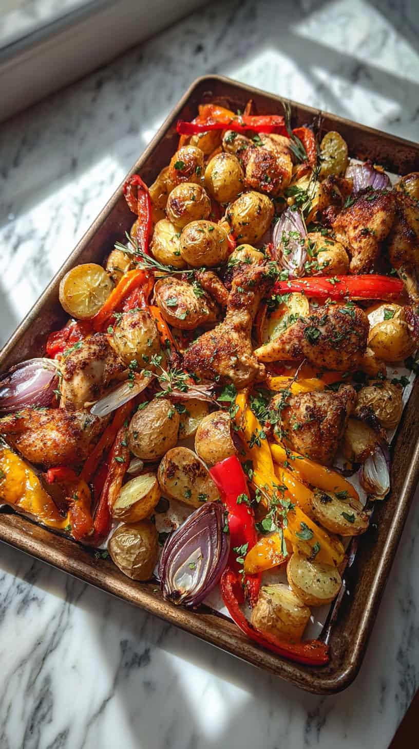 25 Rotisserie Chicken Dinner Ideas for Busy Moms 76 Sheet Pan Chicken Dinner