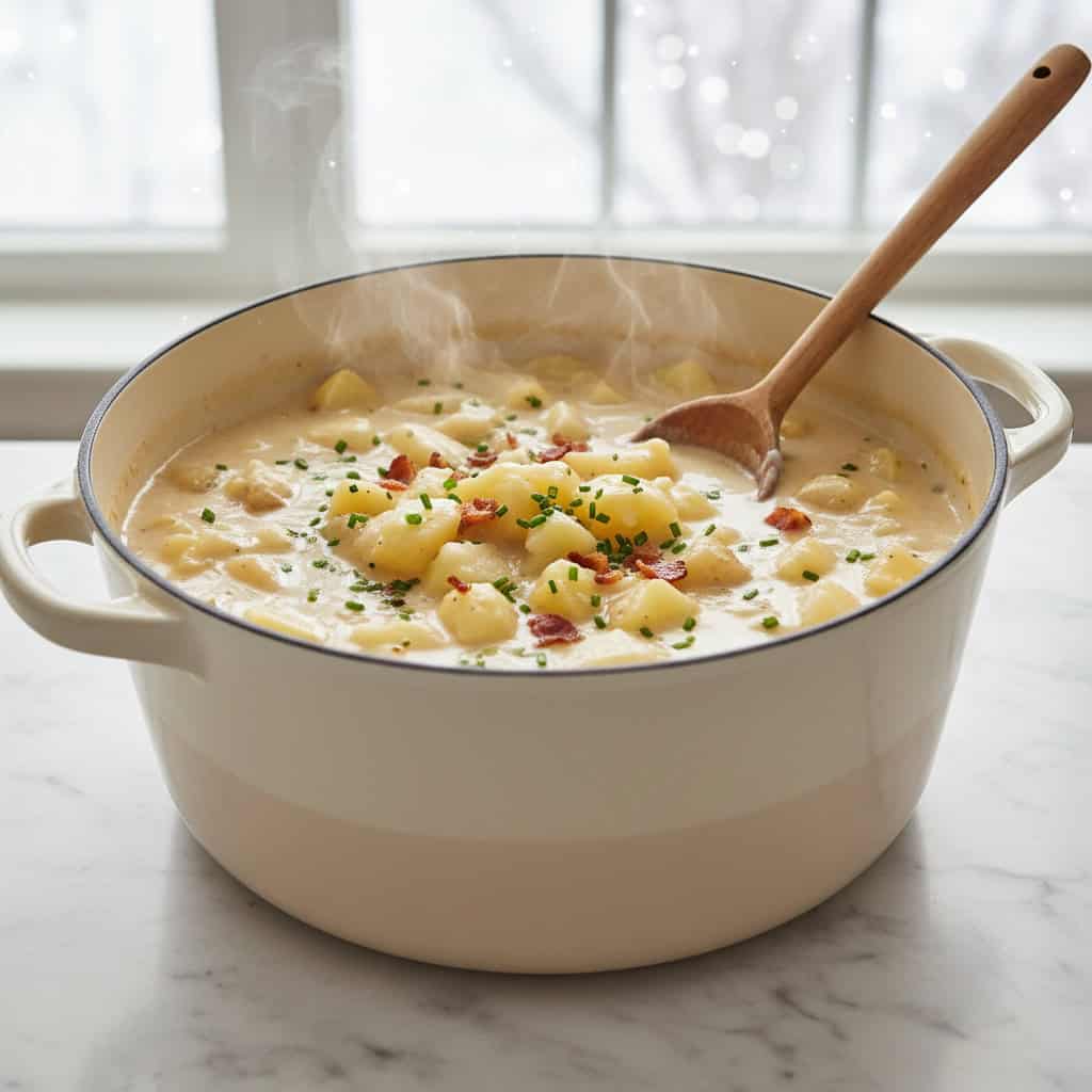 30 Pantry Meals You Can Make When You're Snowed In for Days 146 Simple Potato Soup