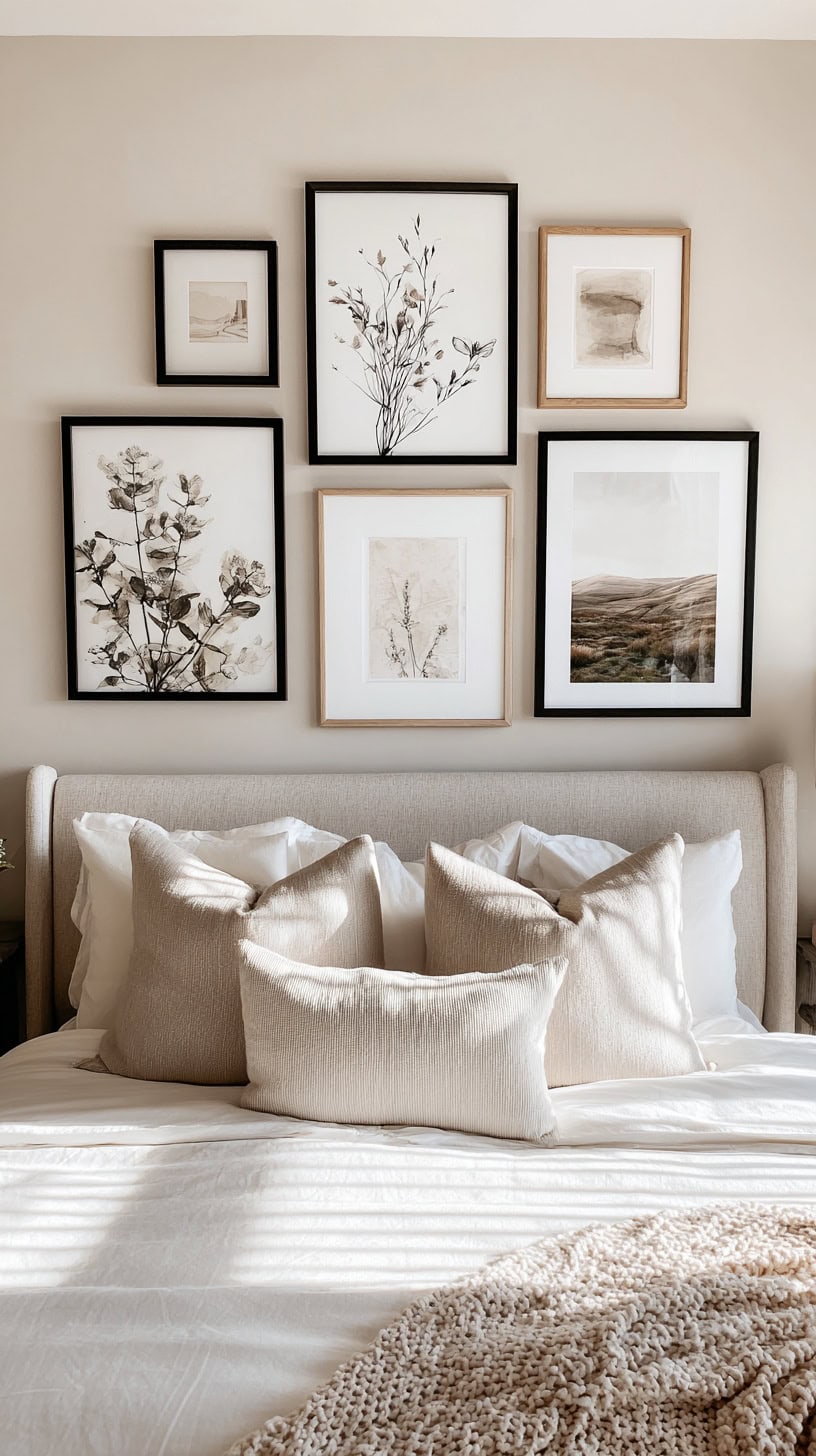 15 Cozy Guest Room Ideas That Feel Like a Hotel 82 Soft Gallery Wall