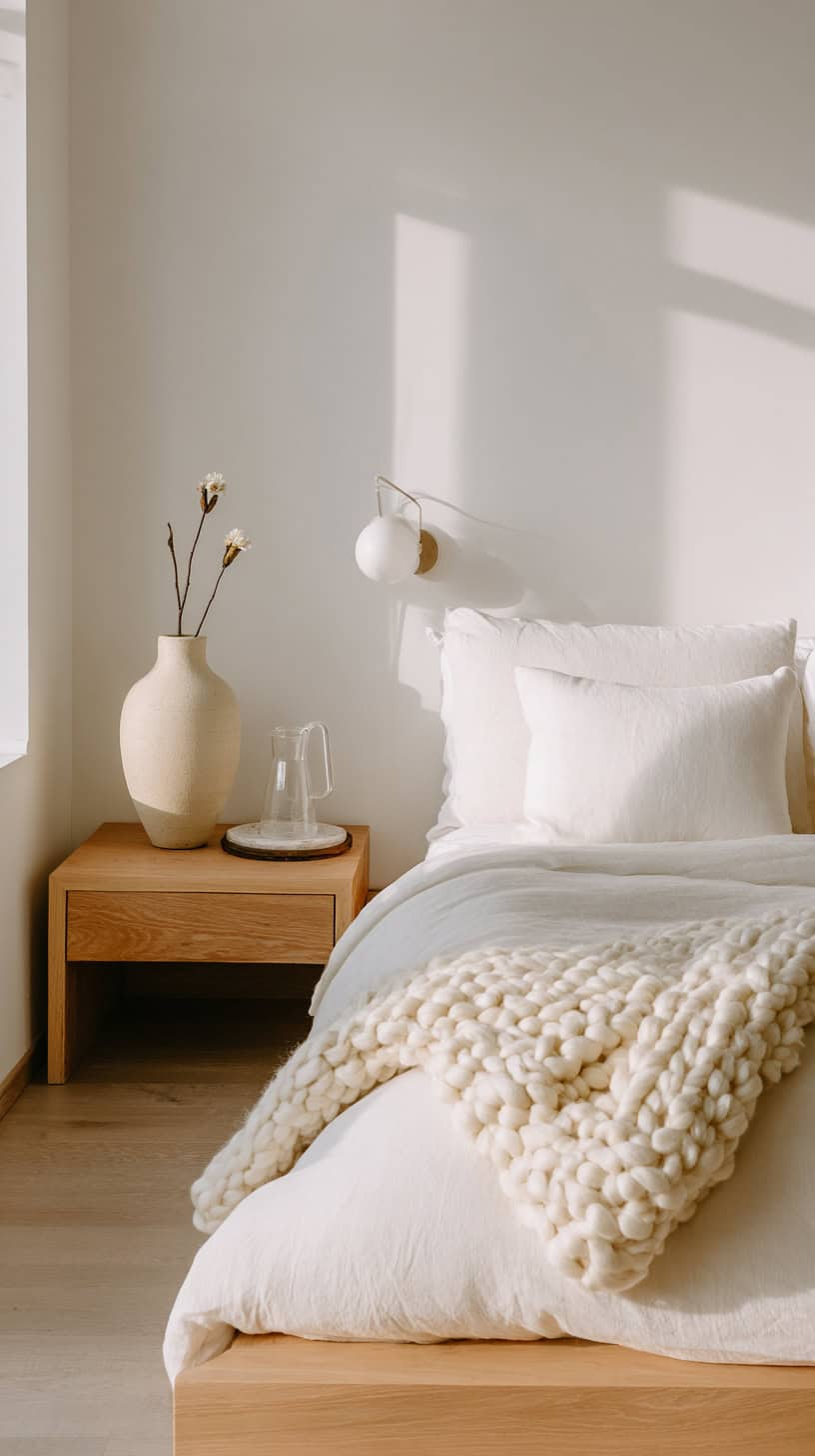 15 Cozy Guest Room Ideas That Feel Like a Hotel 62 Soft Minimalist Retreat