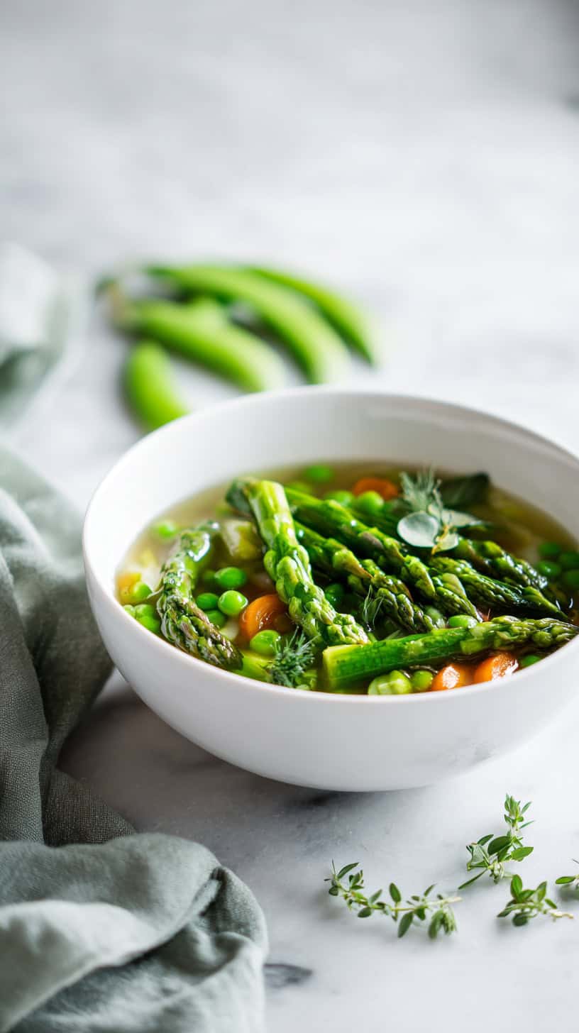 25 Healthy Soup Recipes Under 200 Calories for Busy Moms 8 Spring Vegetable Soup