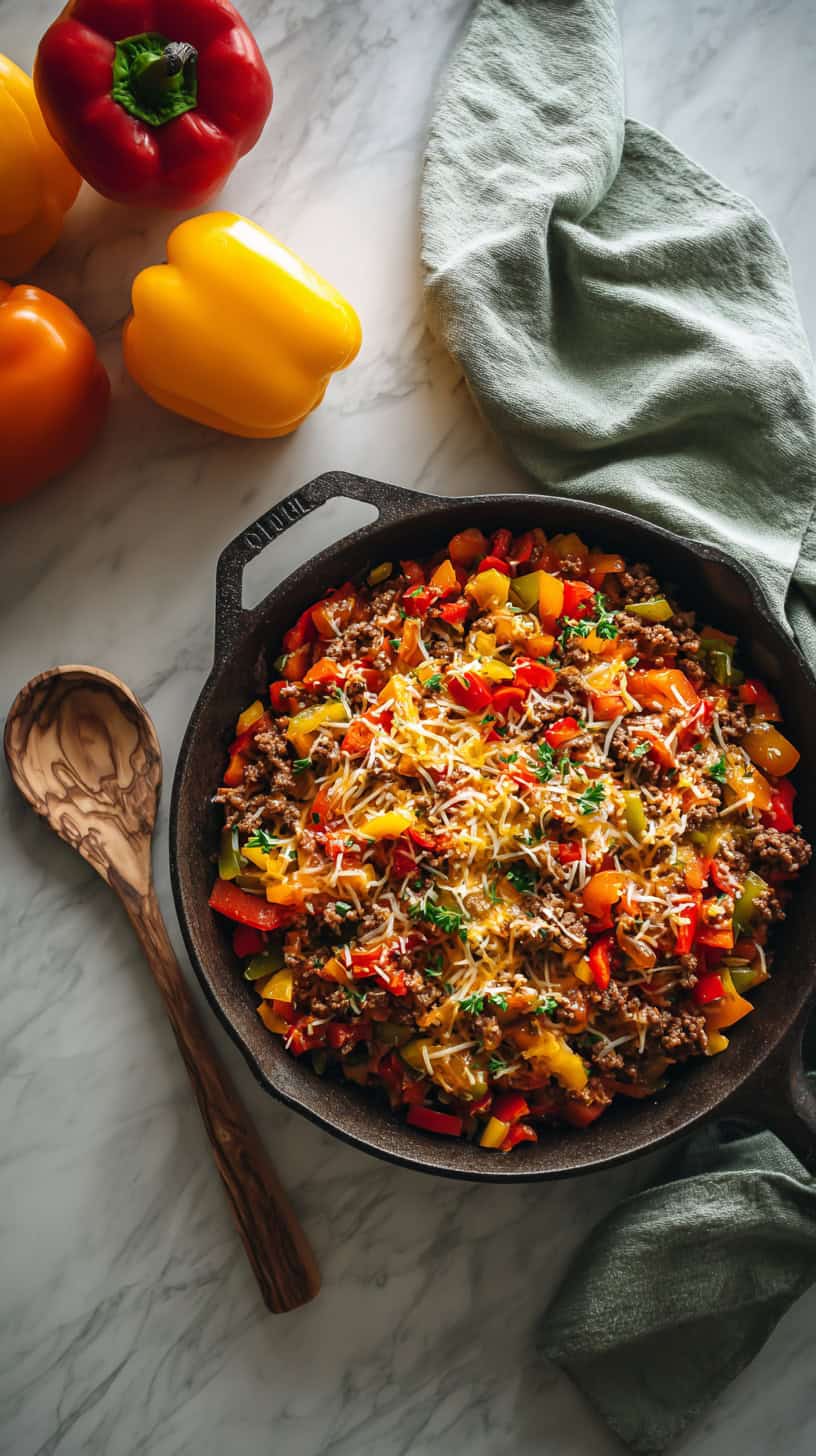 Stuffed Bell Peppers Skillet