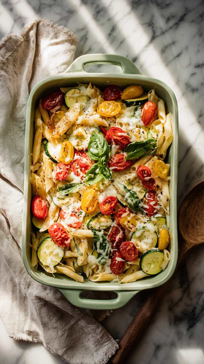 25 Dump-and-Bake Casserole Recipes for Busy Moms 65 Summer Pasta with Vegetables