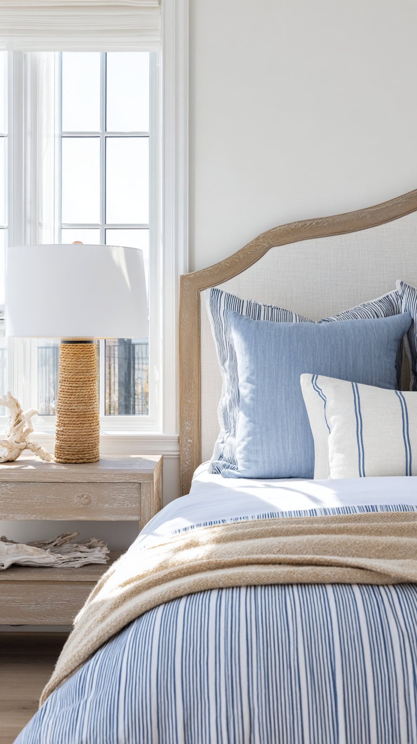 15 Cozy Guest Room Ideas That Feel Like a Hotel 76 Tailored Coastal Ease