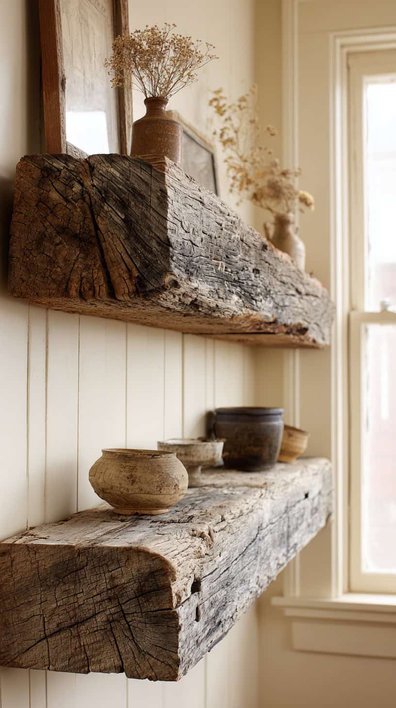 15 Cottagecore Decor Ideas to Make Your Home Feel Cozy 83 Timeworn Salvaged Wood