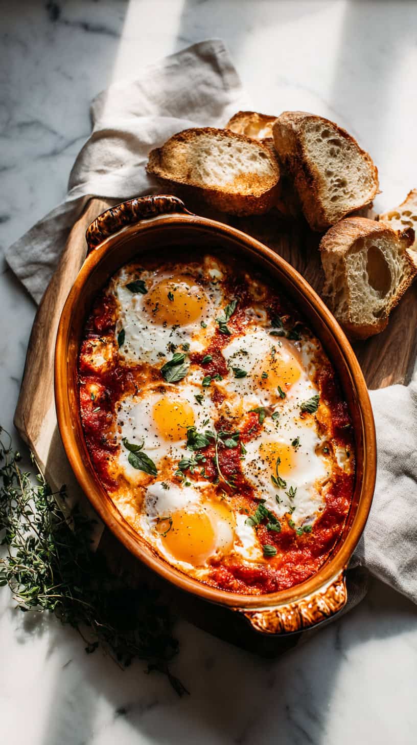 30 Sugar-Free Breakfast Ideas to Start Your Day Right 72 Tomato Baked Eggs