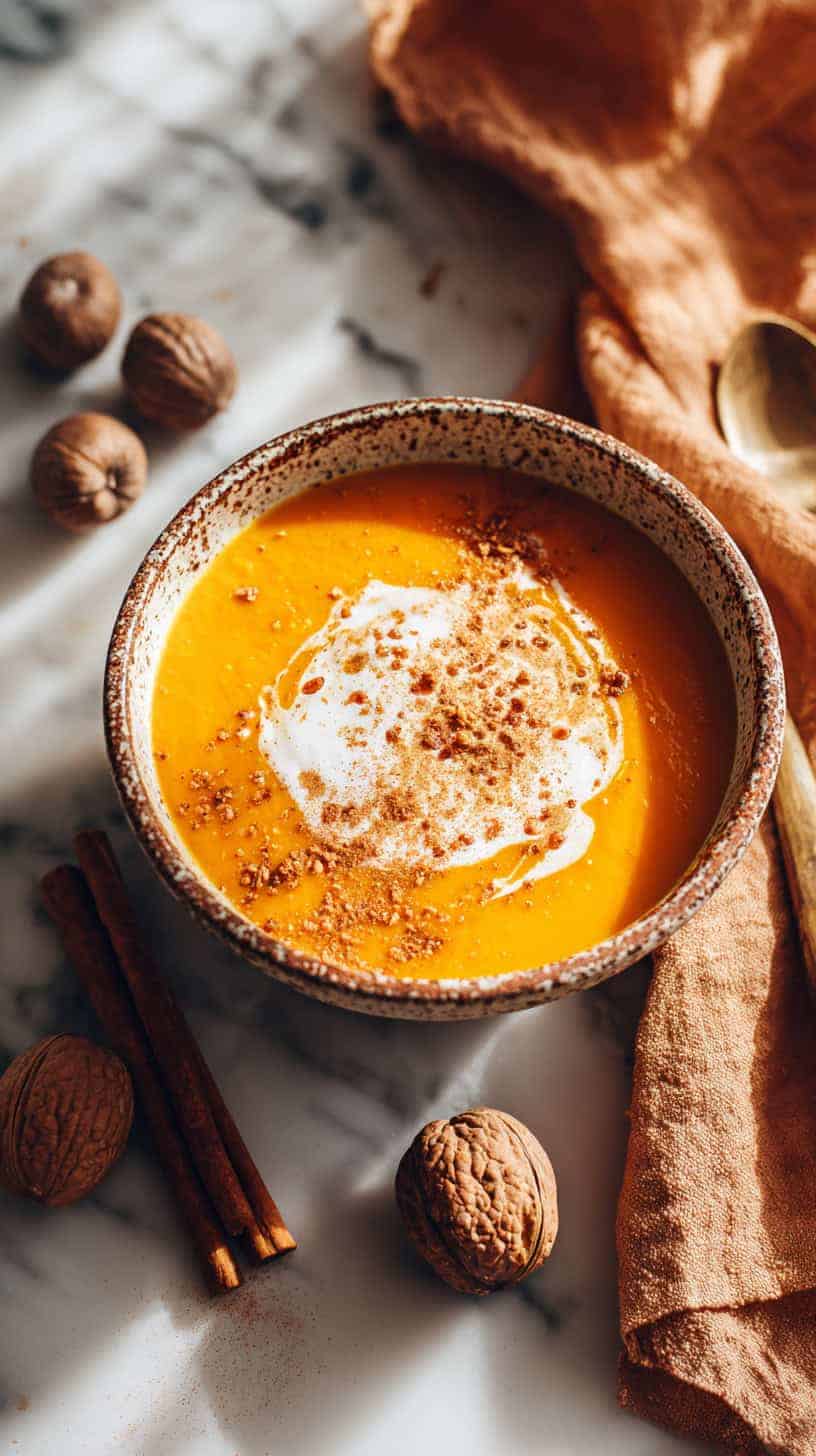 25 Healthy Soup Recipes Under 200 Calories for Busy Moms 6 Vegan Butternut Squash Soup
