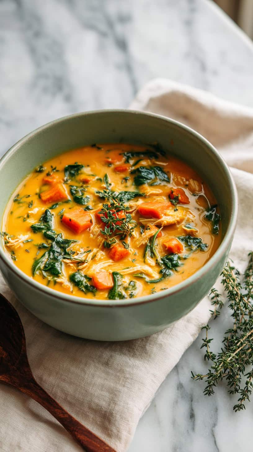 25 Rotisserie Chicken Dinner Ideas for Busy Moms 57 Veggie Chicken Butternut Squash Soup
