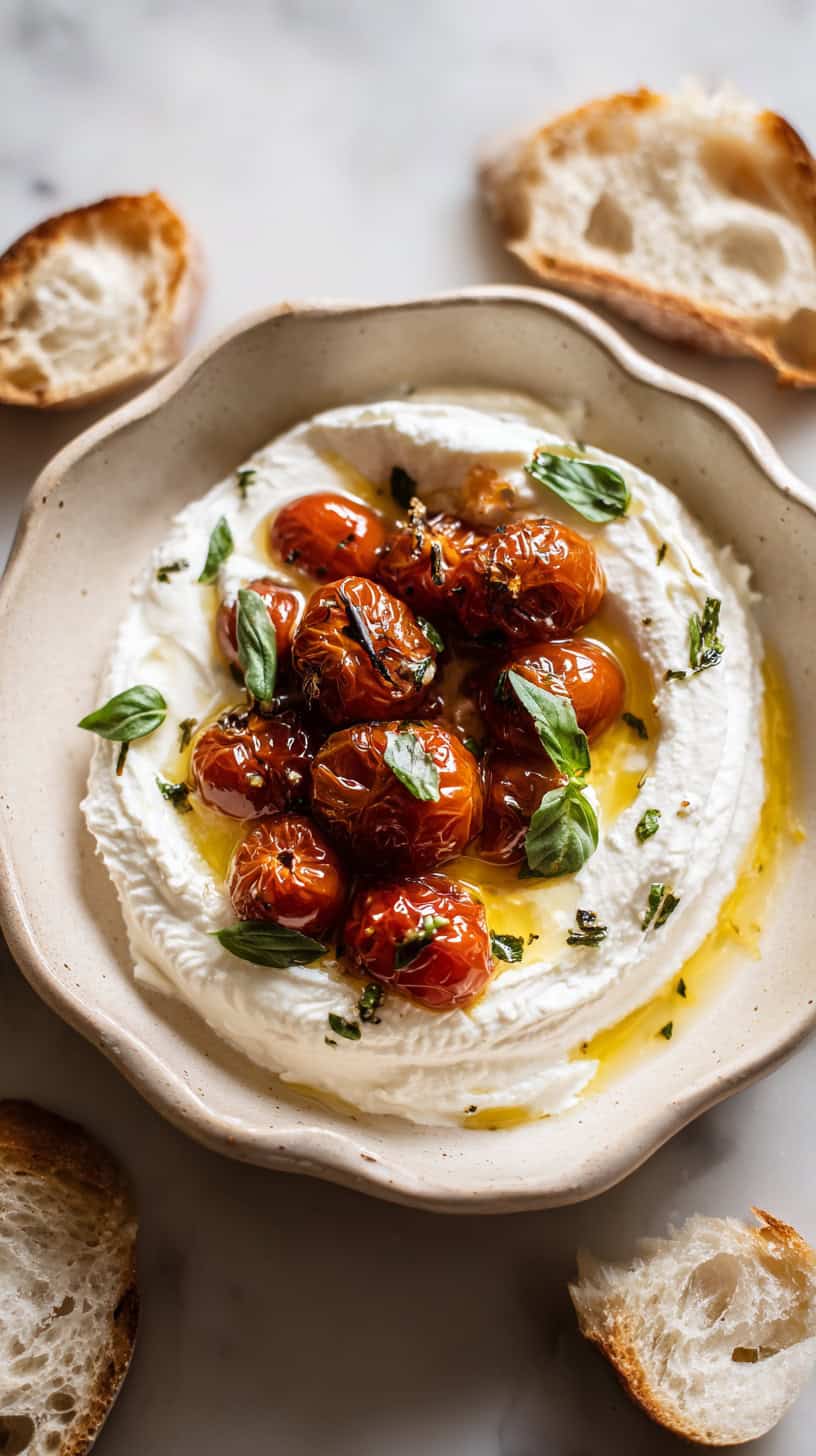 25 Hot Dip Recipes for Party Appetizers 75 Whipped Mozzarella Tomato Dip