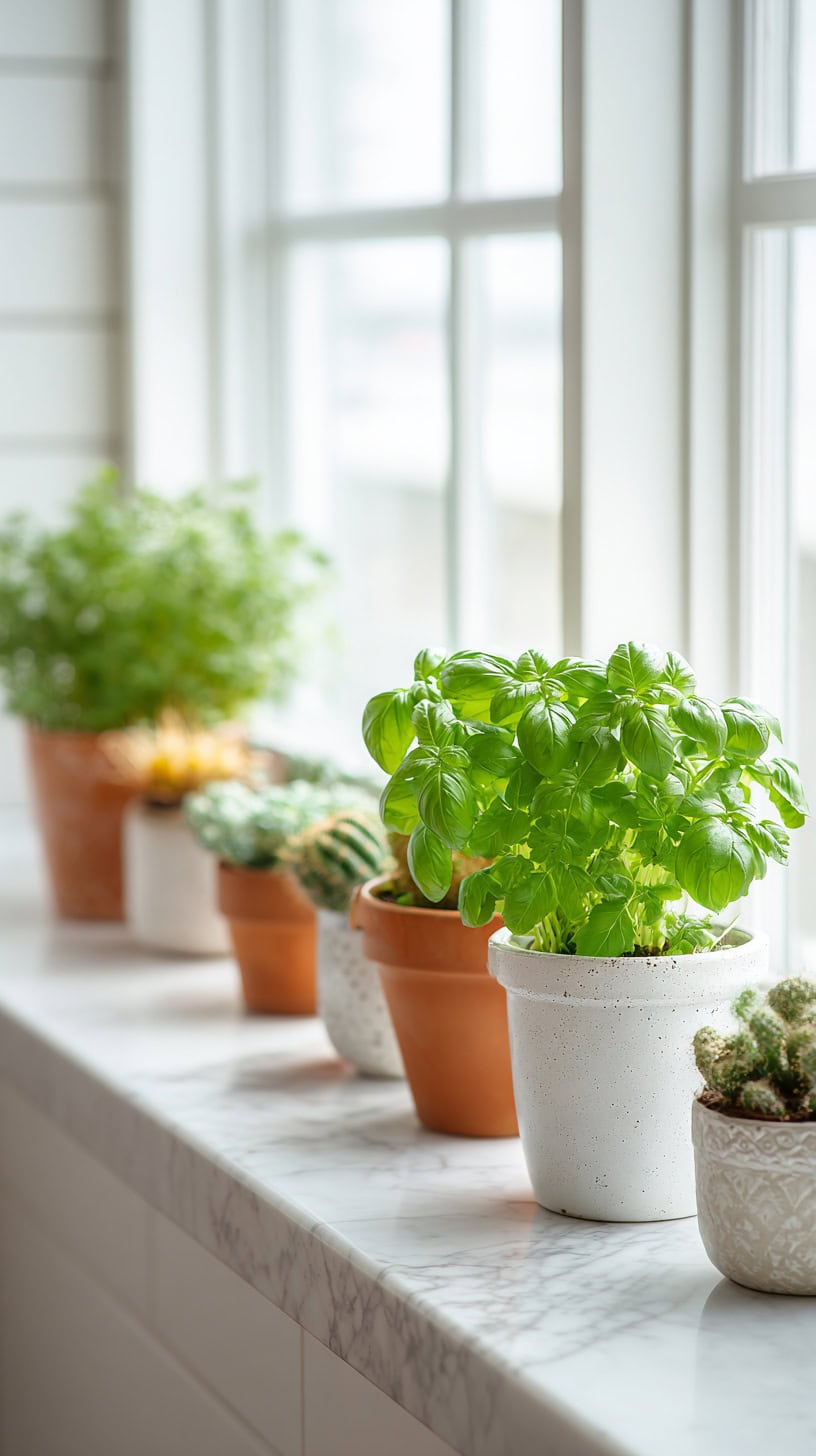 15 Creative Ways to Arrange Plants in a Small Apartment 66 Windowsill Mini Garden