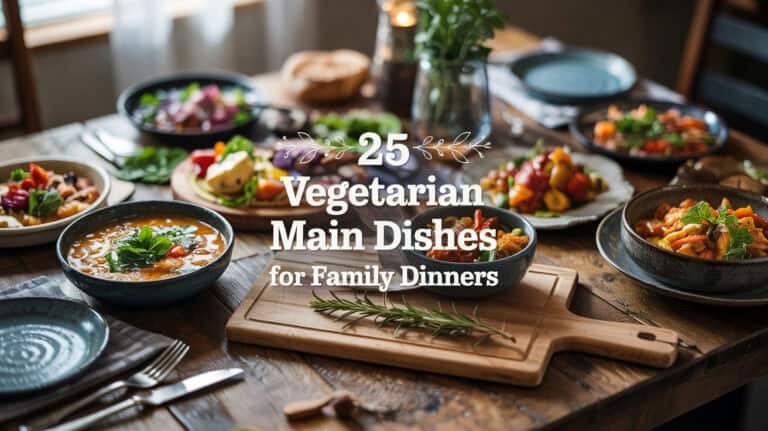 25 Vegetarian Main Dishes for Family Dinners