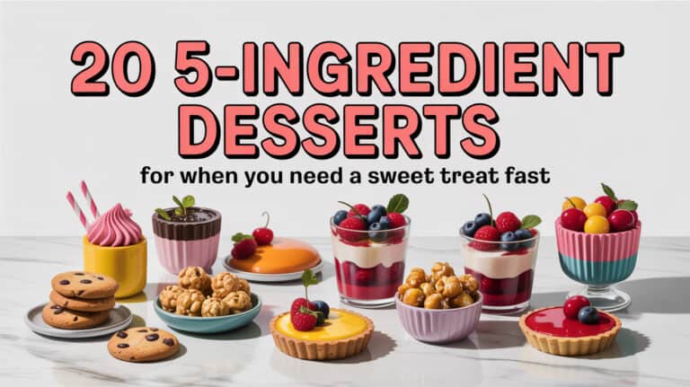 20 5-Ingredient Desserts for When You Need a Sweet Treat Fast