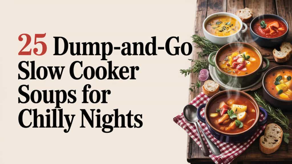 25 Dump-and-Go Slow Cooker Soups for Chilly Nights