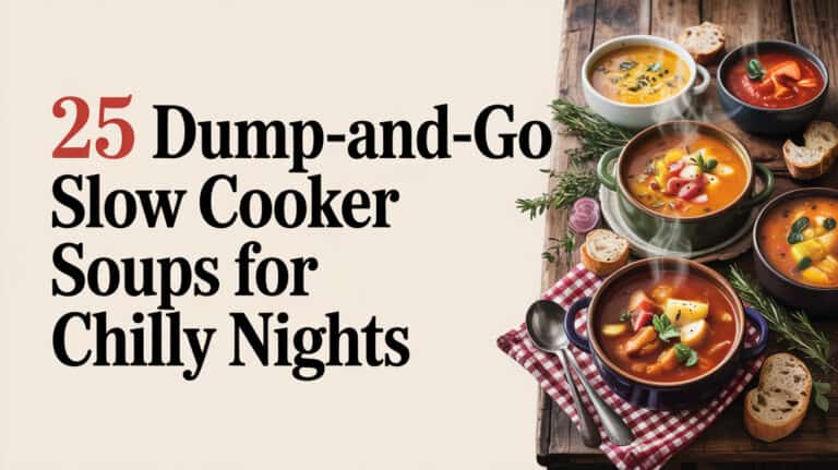 25 Dump-and-Go Slow Cooker Soups for Chilly Nights