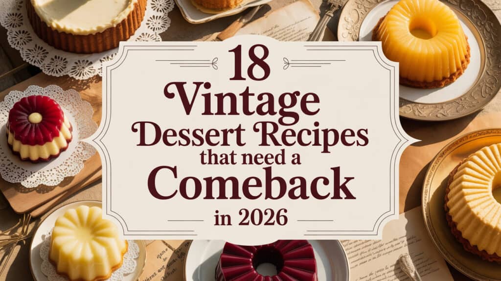 18 Vintage Dessert Recipes That Need a Comeback in 2026