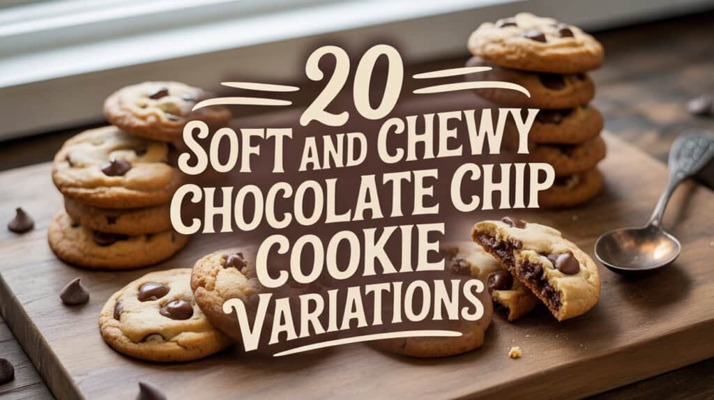 20 Soft and Chewy Chocolate Chip Cookie Variations