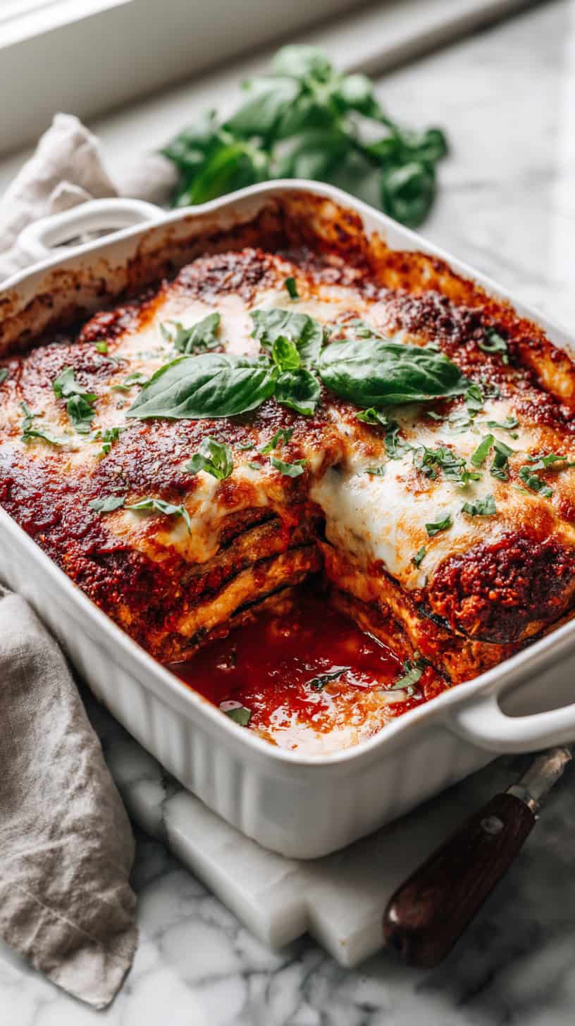 Baked Eggplant Parmesan