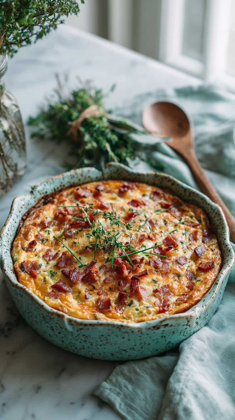 15 Breakfast Casseroles You Can Prep the Night Before 45 Breakfast Meat and Herb Casserole