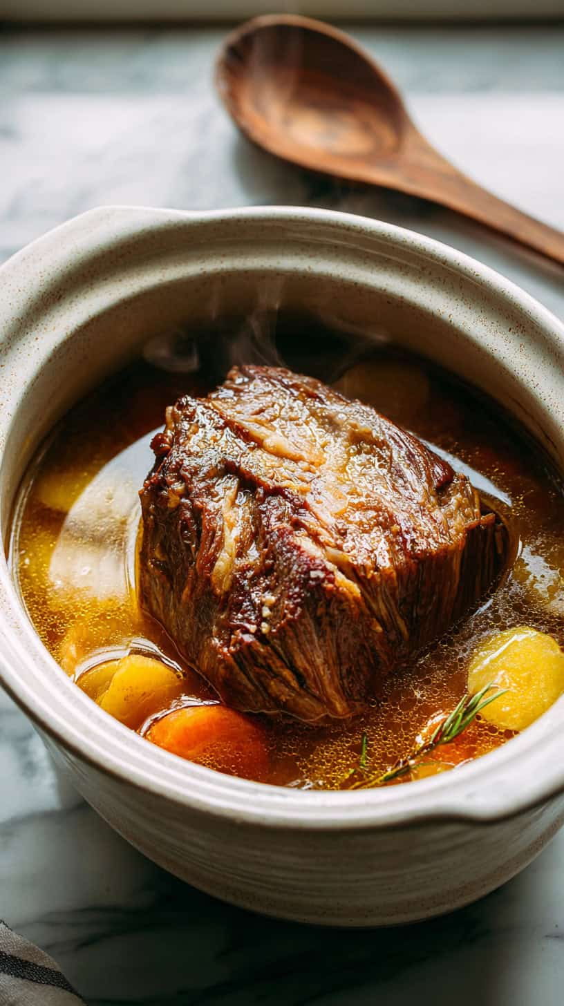 20 Easy Slow Cooker Pot Roast Recipes for Busy Moms 54 Broth Braised Roast