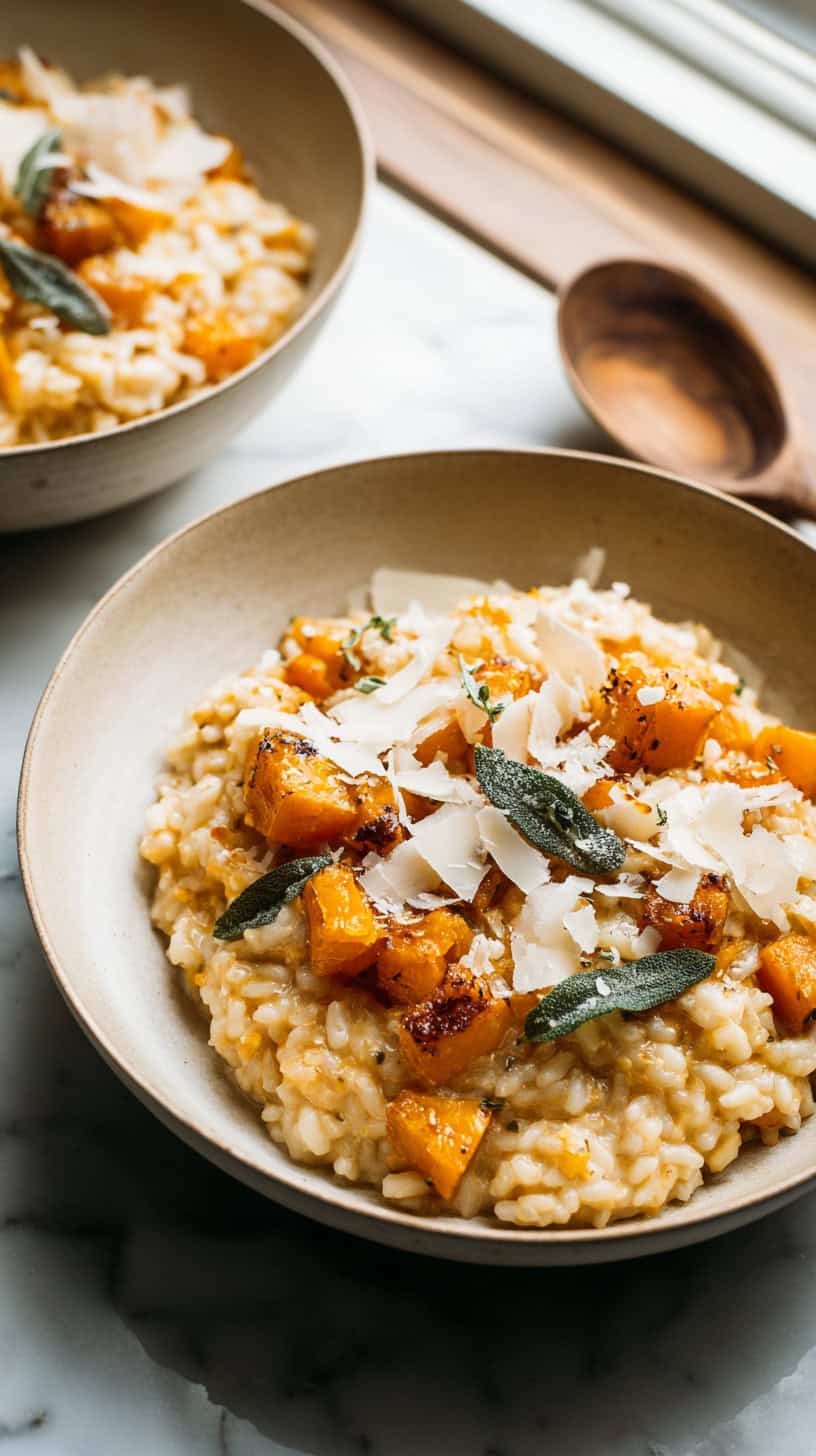 Butternut Squash and Sage Risotto