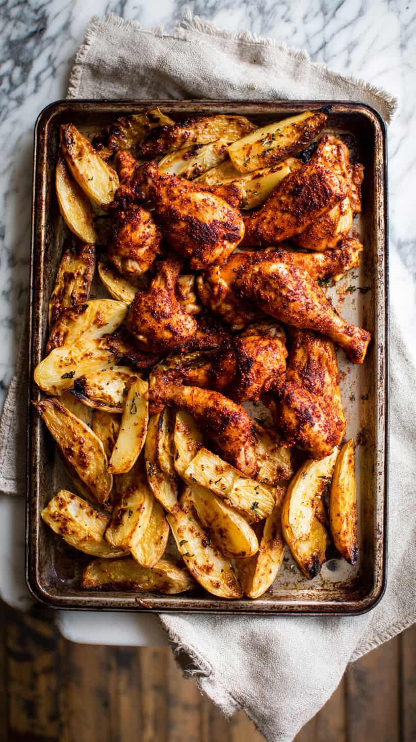 25 Sheet Pan Dinners That Make Cleanup a Breeze 72 Cajun Chicken Potatoes