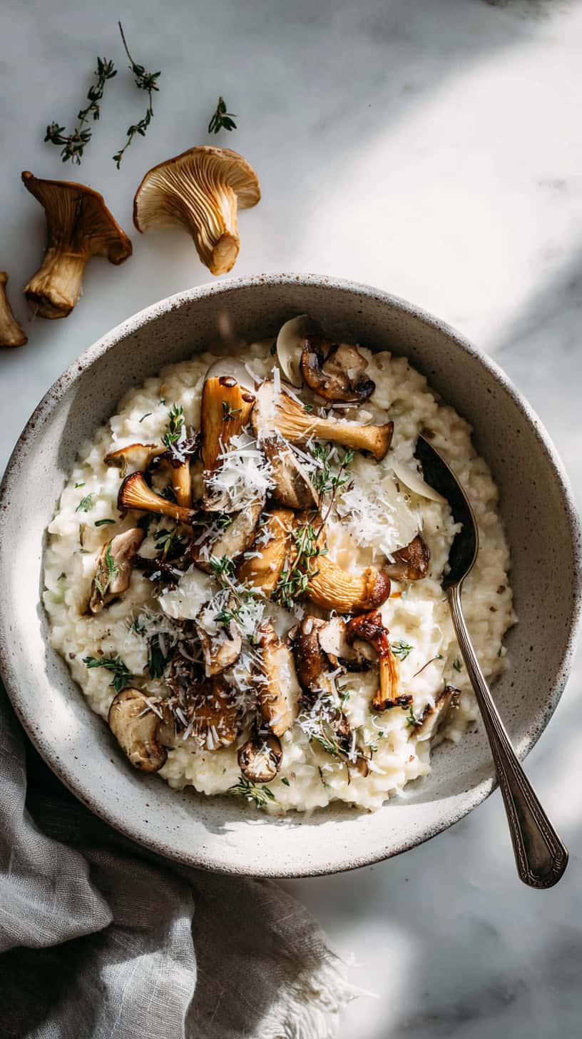 30 Keto-Friendly Side Dishes for Busy Moms 68 Cauliflower Mushroom Risotto
