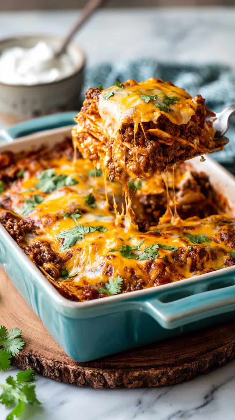 15 Cheesy Casserole Recipes That Taste Like Grandma Made Them 45 Cheesy Beef Enchilada