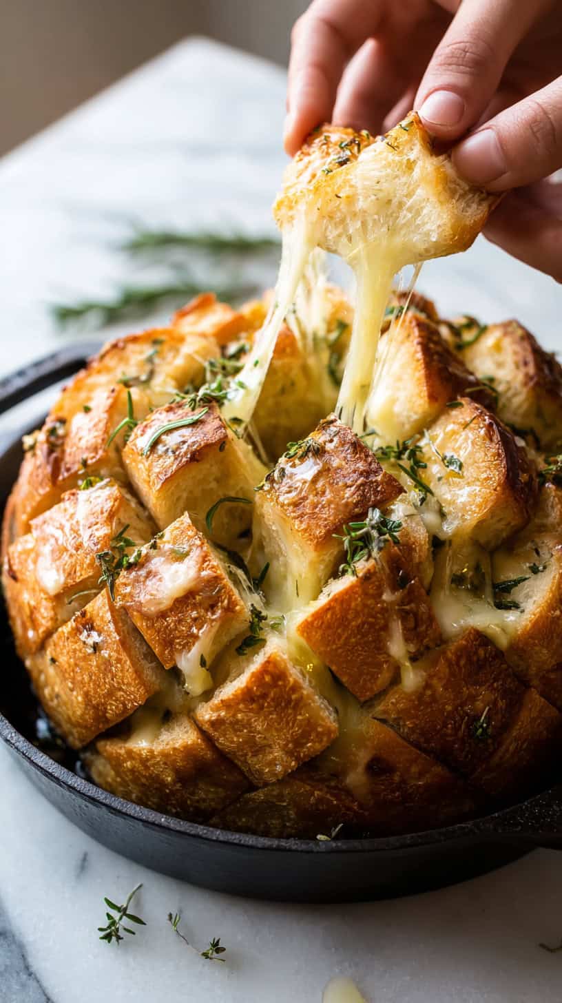 20 Rustic Bread Recipes You Can Make Without a Bread Machine 58 Cheesy Herb Pull-Apart