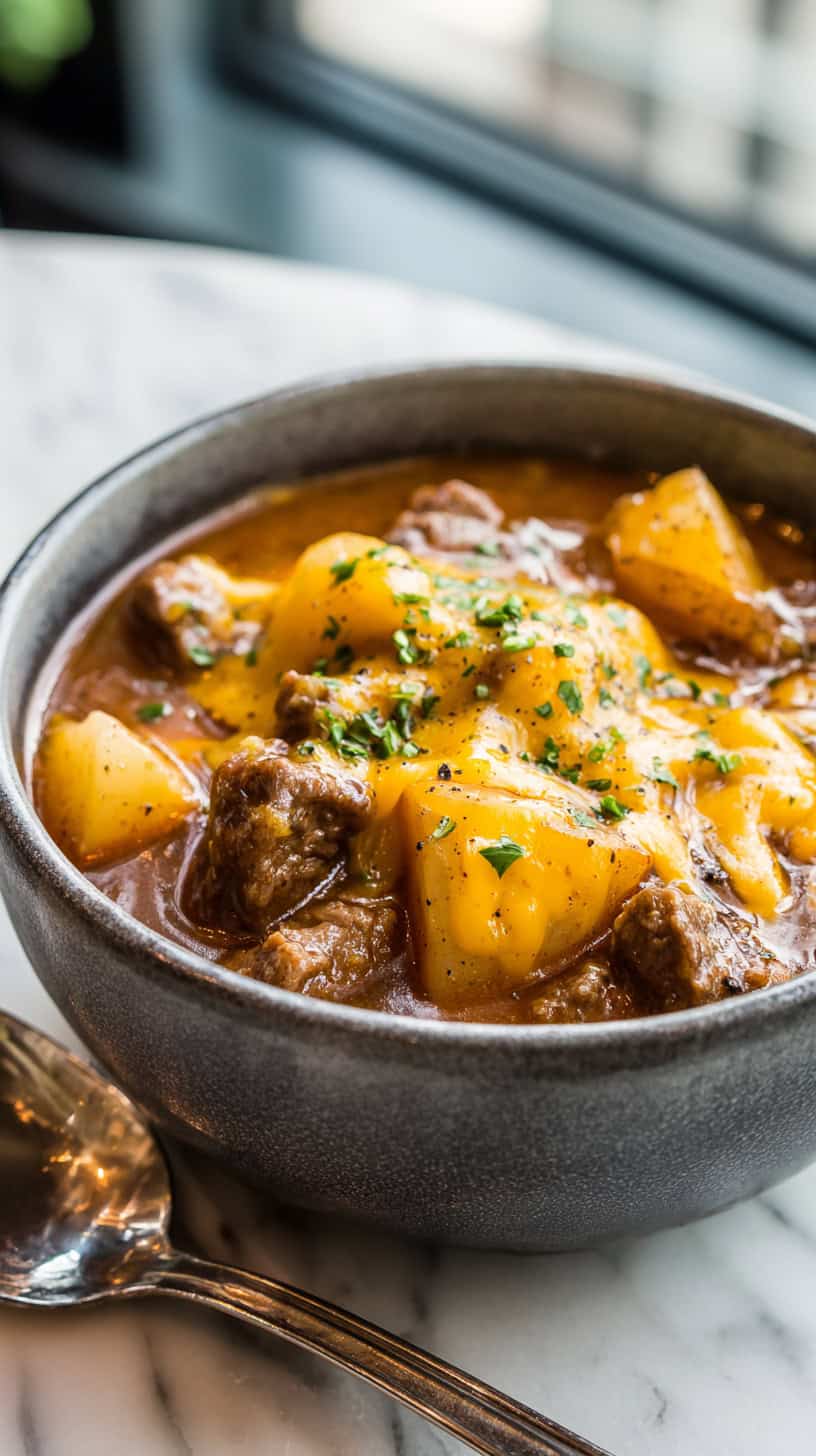 15 Hearty Beef Stew Variations for February Evenings 46 Cheesy Potato Beef Stew