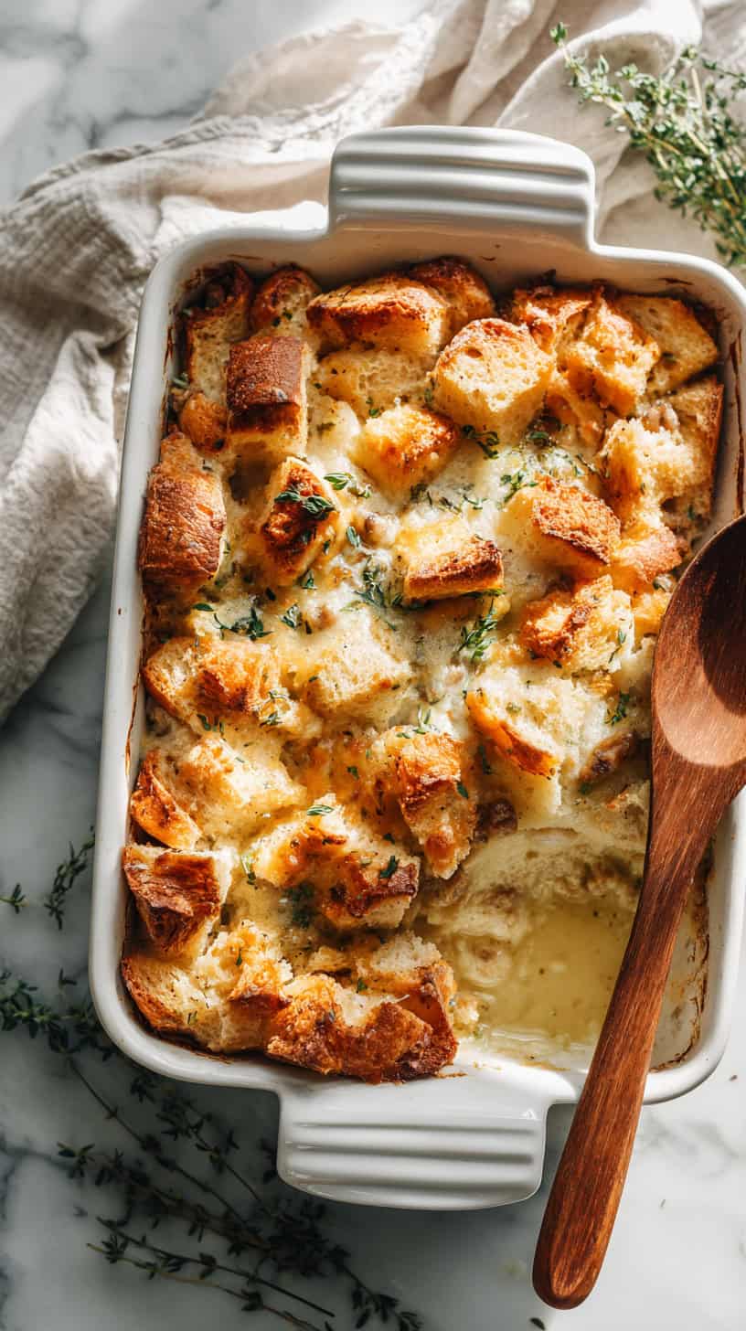 15 Breakfast Casseroles You Can Prep the Night Before 35 Cheesy Sausage and Bread Casserole