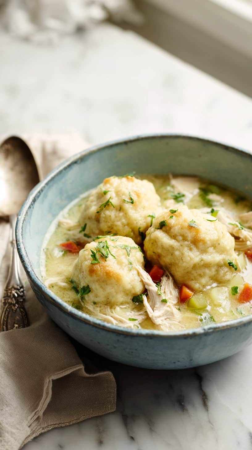 25 Dump-and-Go Slow Cooker Soups for Chilly Nights 67 Chicken and Dumplings
