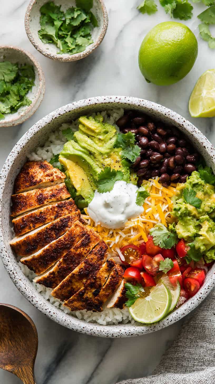 Chicken Burrito Bowls