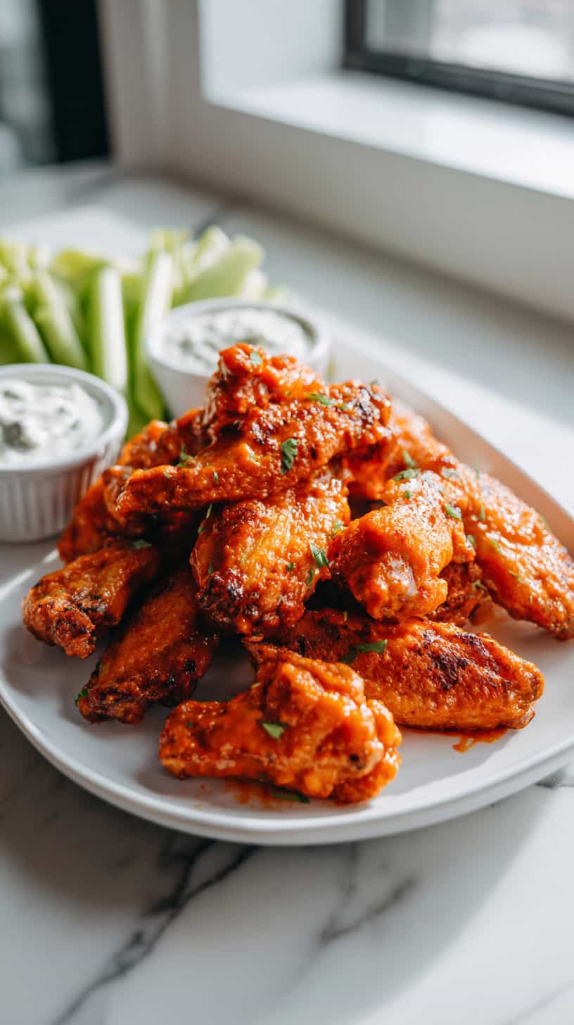 20 Air Fryer Appetizers Perfect for Game Day Parties 42 Crispy Buffalo Chicken Wings