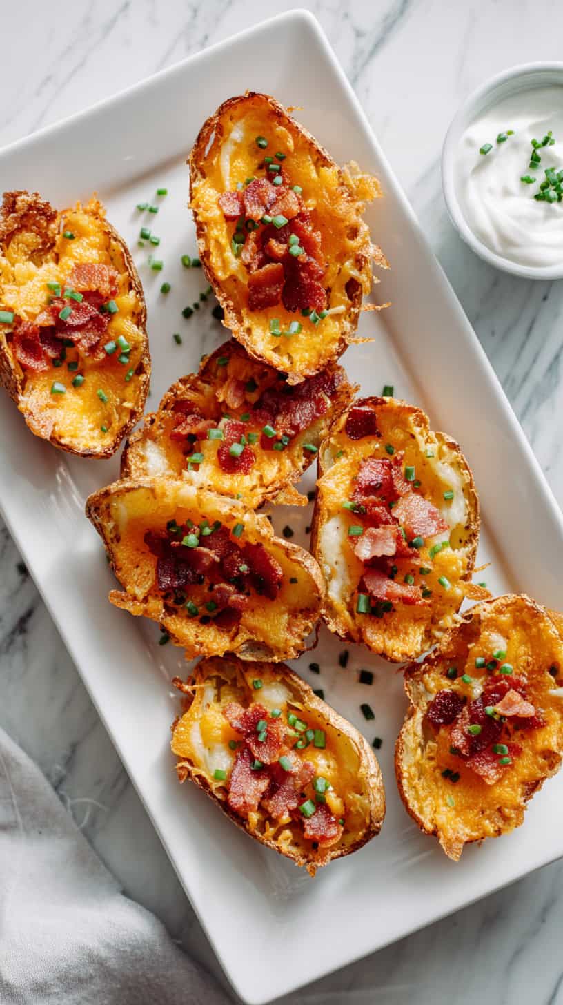 20 Air Fryer Appetizers Perfect for Game Day Parties 46 Crispy Potato Skins
